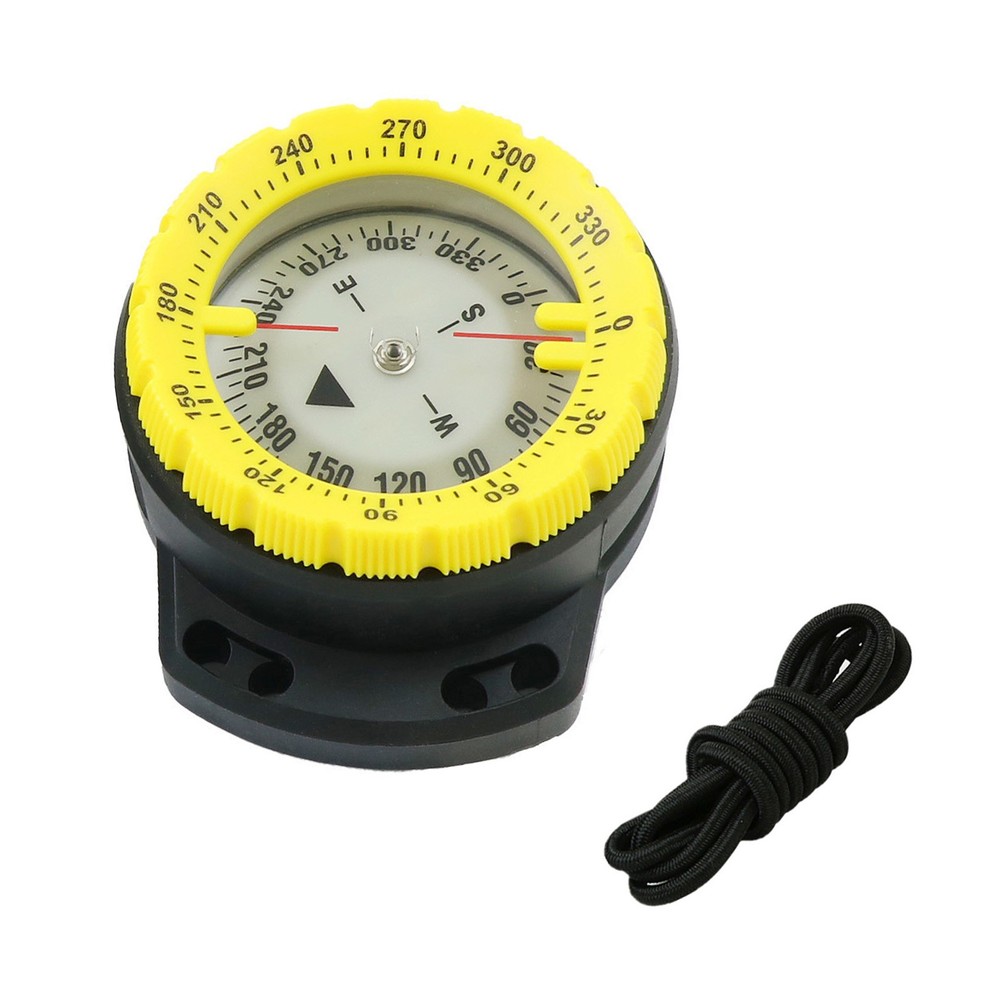 50M Underwater Diving Compass Luminous Dive Wrist Compass Waterproof BOTN