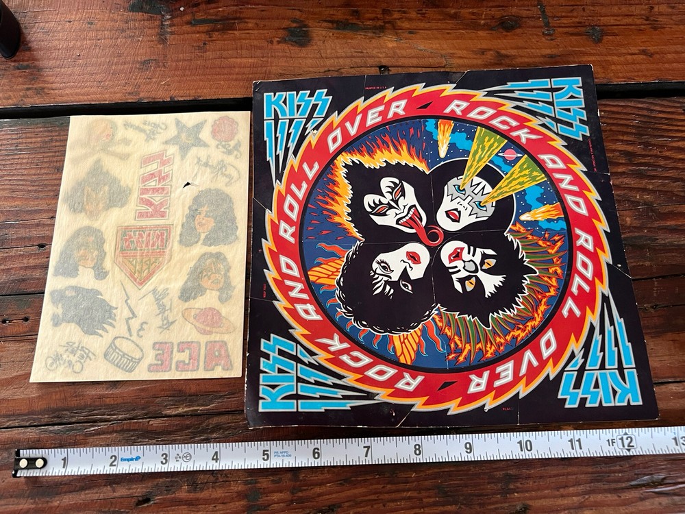 Vintage 1970’s KISS Stickers & Tattoos