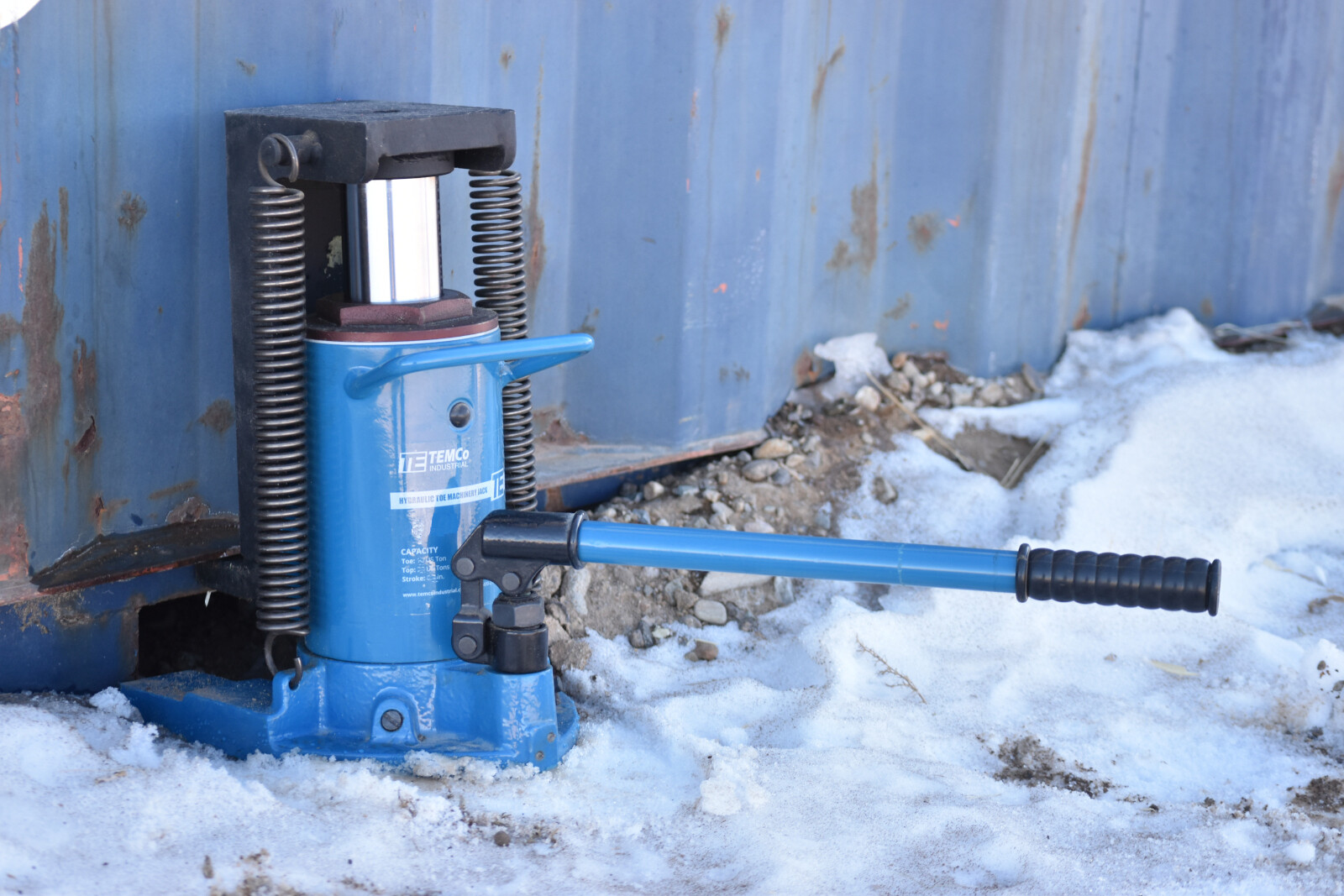 TEMCo Hydraulic Machine Toe Jack Lift 15 / 30 TON Track 5 YEAR Warranty