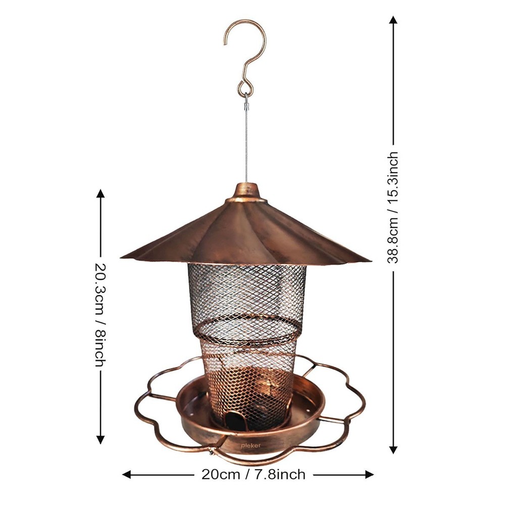 pleker Bird Feeder with Lid