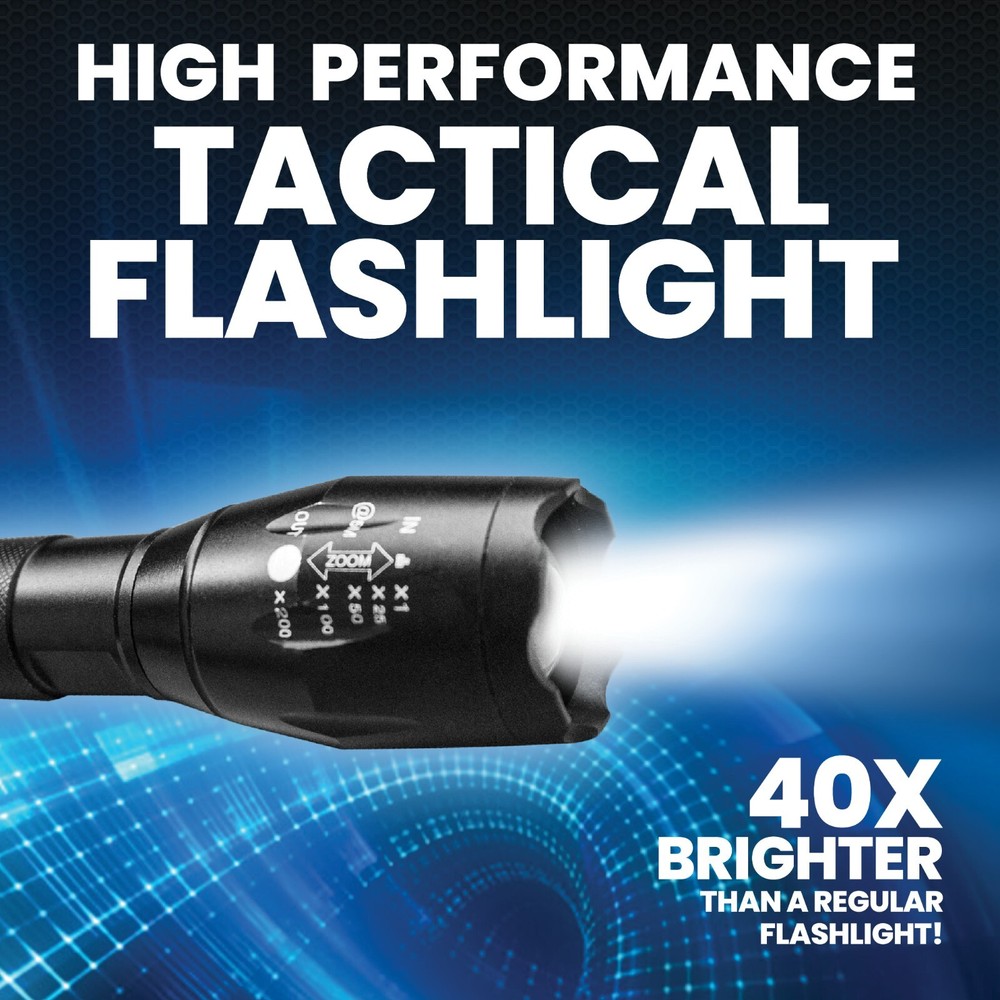 Bell + Howell Tac Light High Performance Ultra Bright Flashlight - 3 Pack