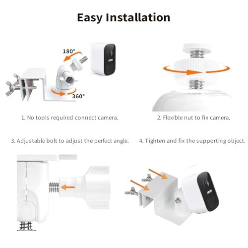 2-Pack Gutter Mount Compatible with eufy Security SoloCam S220/C210, 2 Pcs