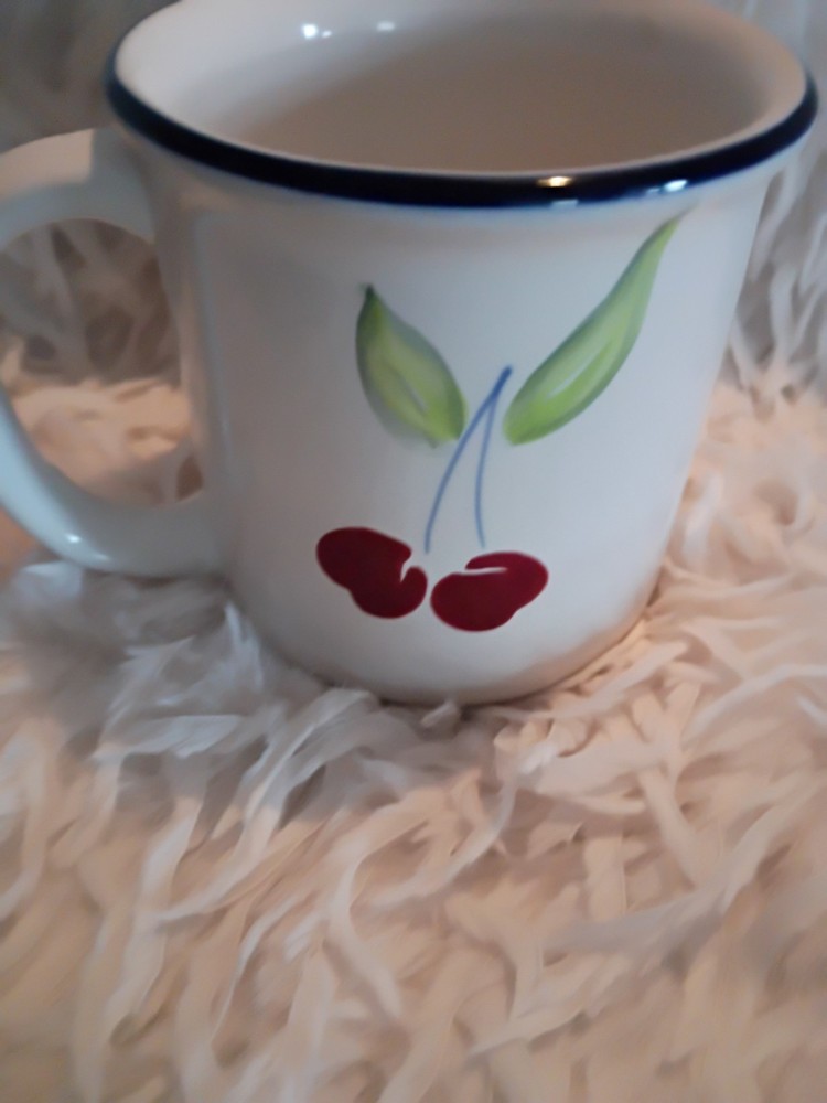 Dansk Cherries Coffee Tea Cup Rare Replacement Nice
