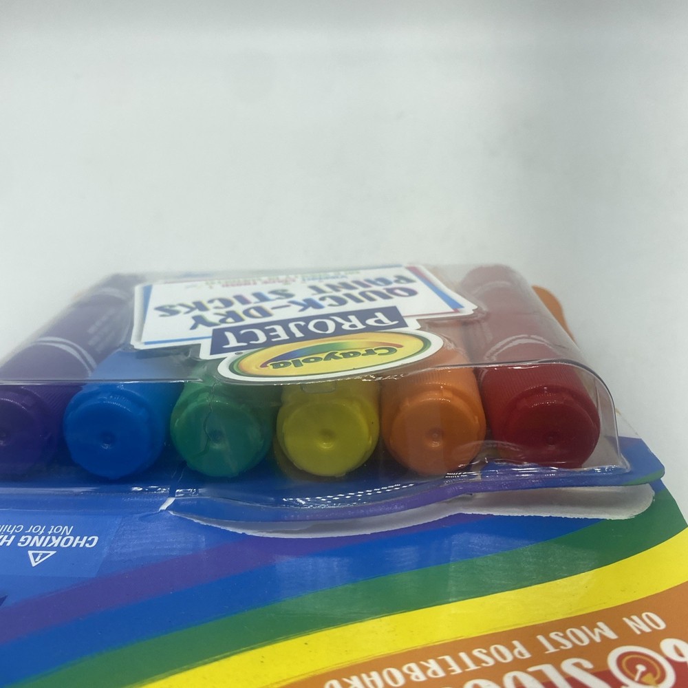Crayola - 6 Quick Dry Paint Stick