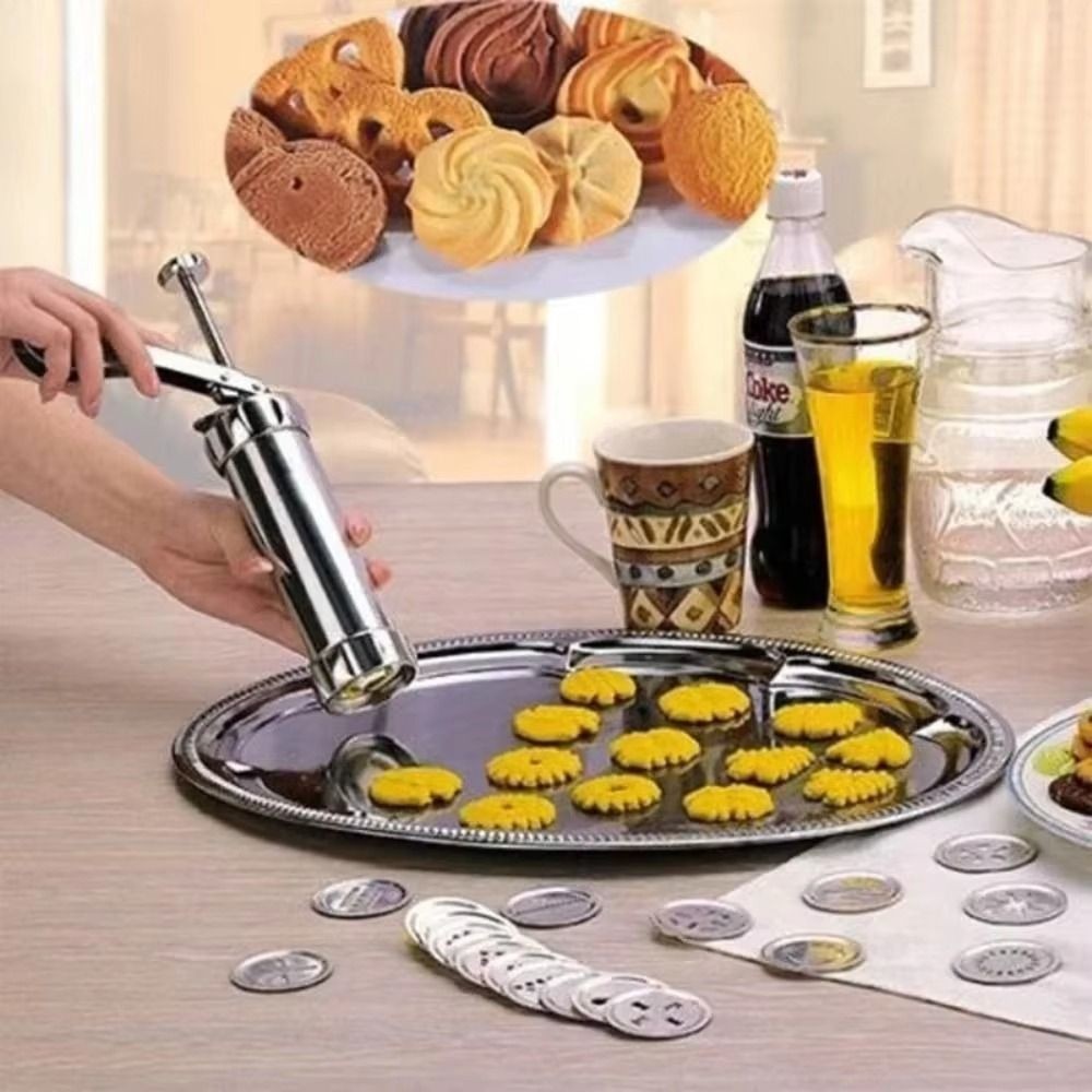 Simple operation Cookie Press Kit Spritz Cookie Maker Kit DIY Biscuit Making