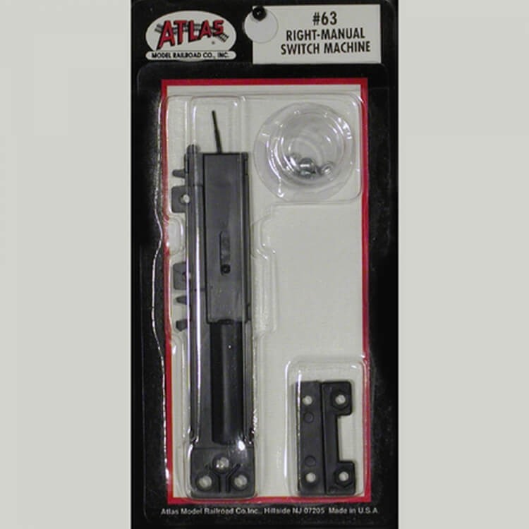 Atlas HO Code 100 Manual Right Hand Switch Machine 63