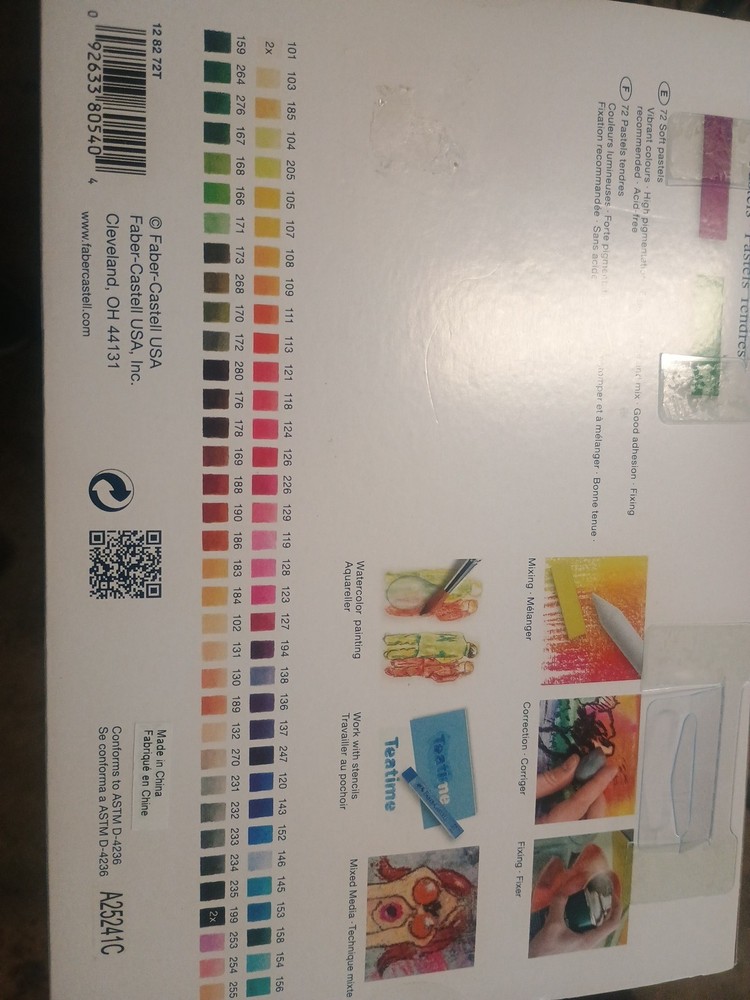 Faber Castell 72 Soft Pastels Mini Perit