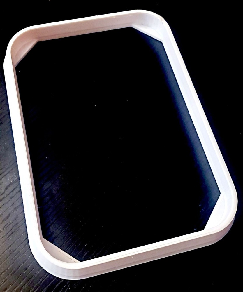 Durable Clay Cutter Rectangle Plate, Round or Sharp Corner, Customize up to 12"