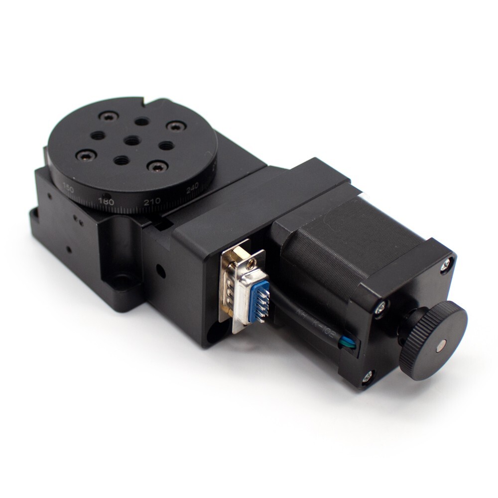Motorised Rotating Stage 60mm Diameter Precision Index Table 360° Turntable