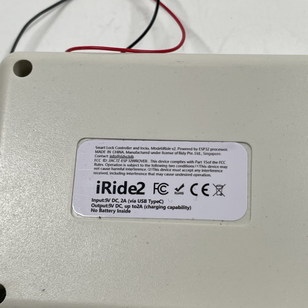Ridy iRide2 Replacement Smart Lock Controller for Ridy Vending App
