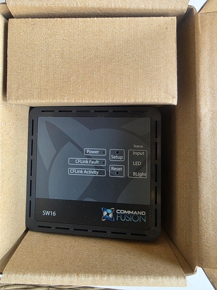 Command Fusion Button Interface, SW16, Bass 425-1000-510 (NOS)