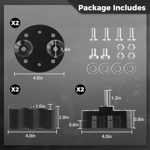 2 PCS RX-LOX-PM Pack Mount Lock 2 Pack with Same Keys , Locking Pack Mount for