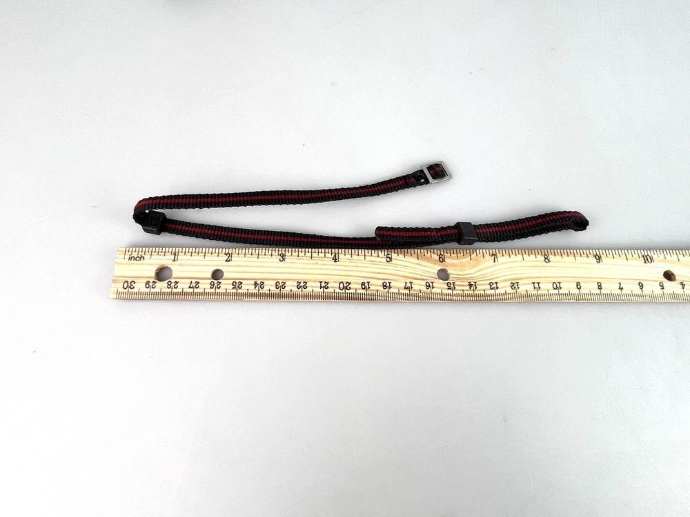 Vintage Black & Red Camera Wrist Strap