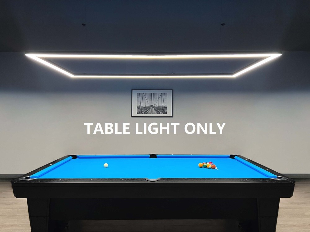 8FT Modern Pool Table Lighting - Perimeter LED Billiard Lights