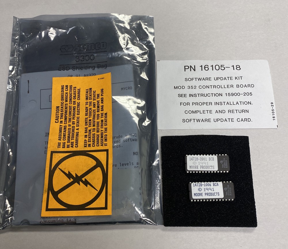 Moore,16105-18,Software Update Kit Mod 352 NOS