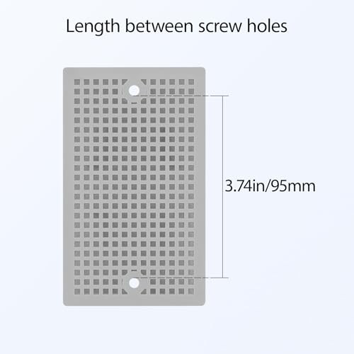 2pc Mounting Plate for Junction Box, ABS Plastic Internal 4.96"x2.99"(2pc)