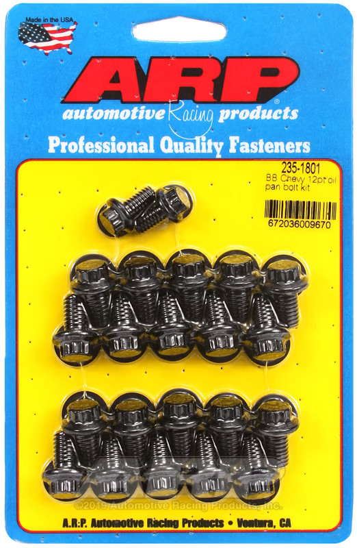 ARP 235-1801 12 Point Oil Pan Bolt Kit