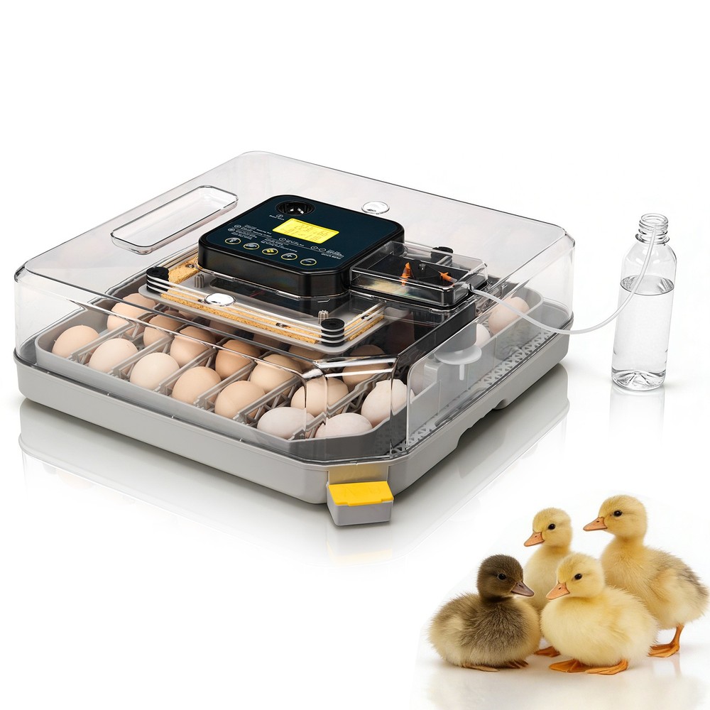 Digital Incubator for Hatching 48 Eggs, Egg Incubator with Automatic Egg Turning