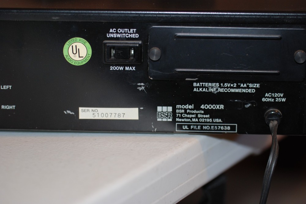 BSR 4000XR Computer Memory Frequency Equalizer Real Time Spectrum Analyzer