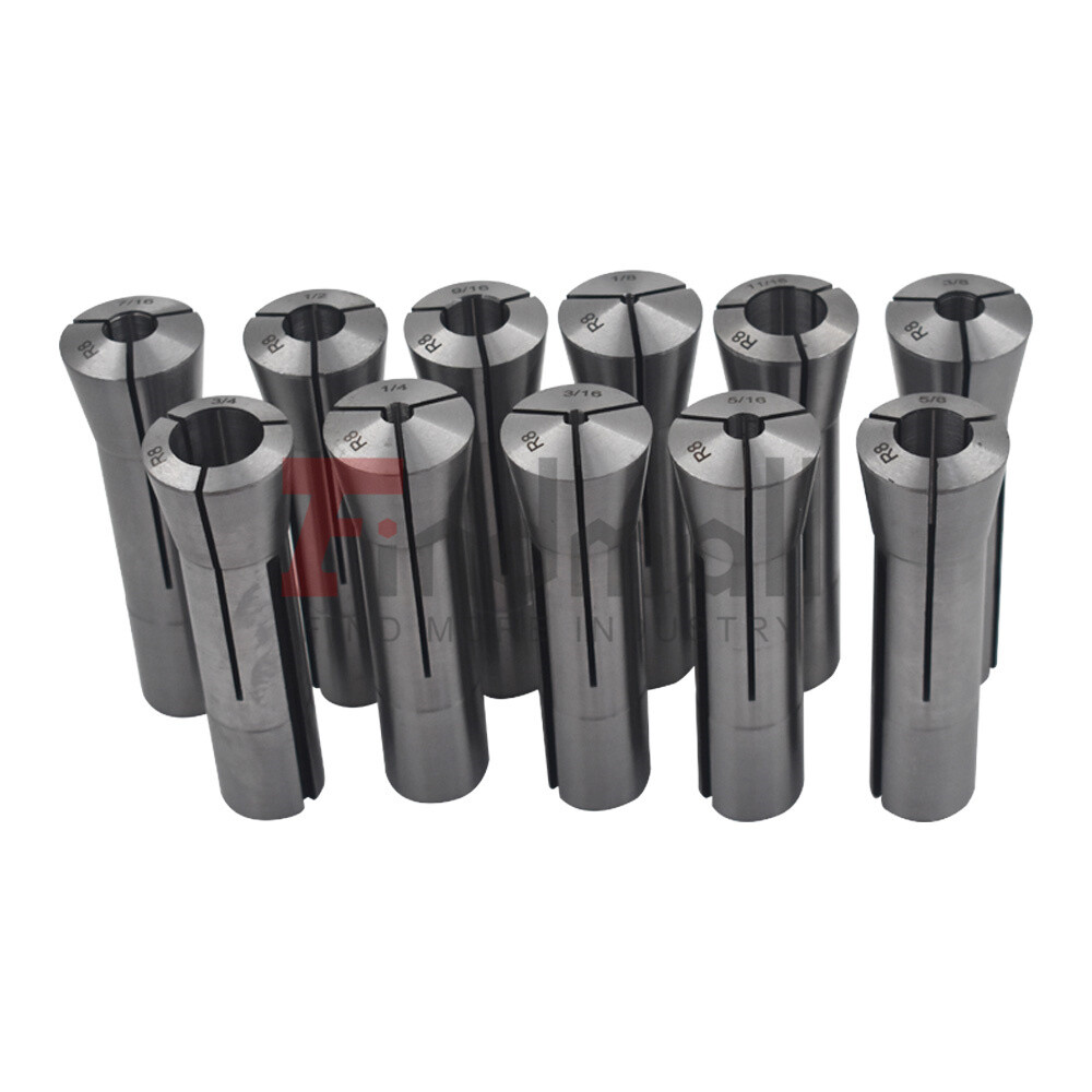 11Pcs R8 Spring Collet Set 1/8"3/16"1/4"5/16"3/8"7/16"1/2"9/16" 5/8"11/16"3/4"