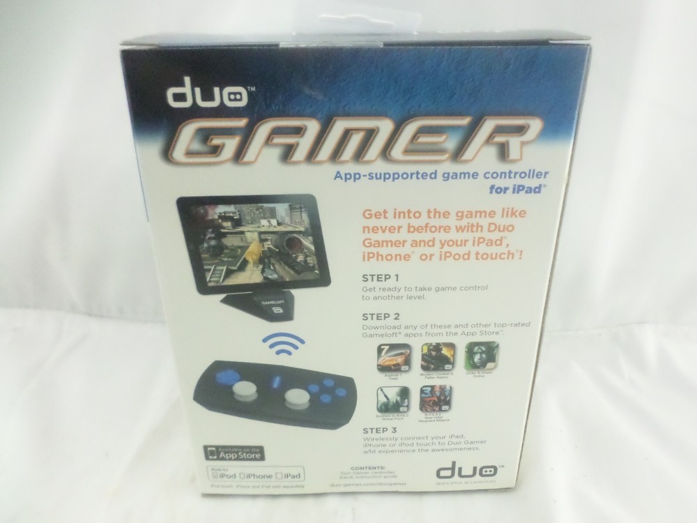Duo Gamer Controller for iPad, iPhone and iPod Touch (Wireless) Gameloft
