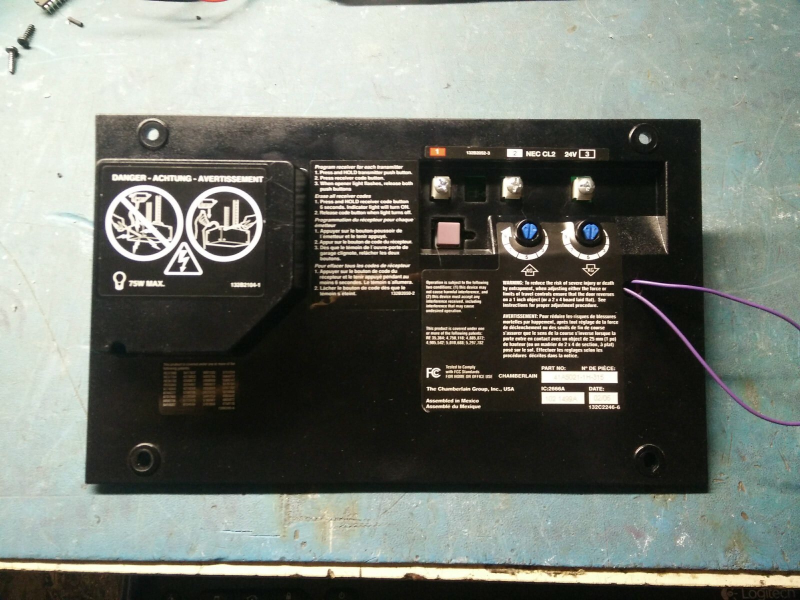 Chamberlain Liftmaster 41A5021-1H-315 & 41A5021-1M-315 "REPAIR SERVICE ONLY"
