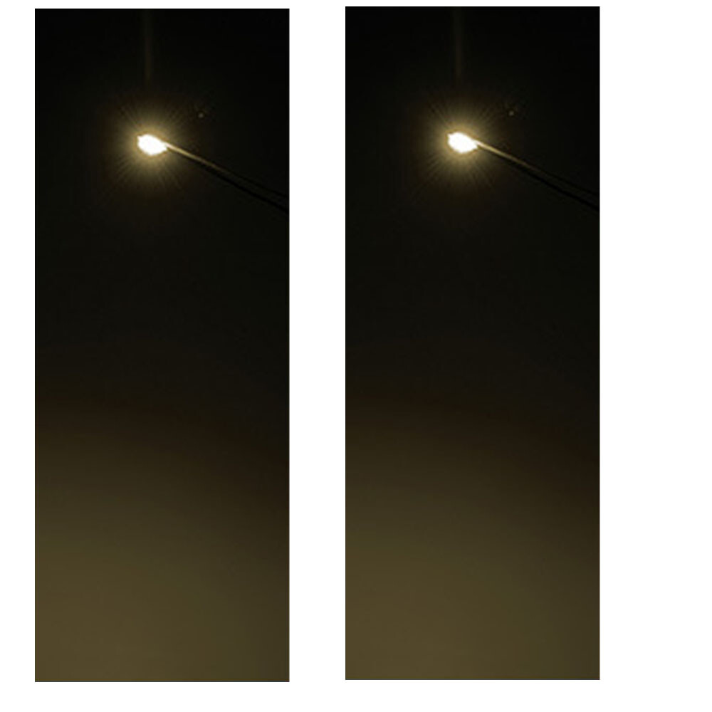 50pcs Pre Wired Warm White ##0402 SMD LEDs Lighting Kit Pre-soldered Micro LEDs