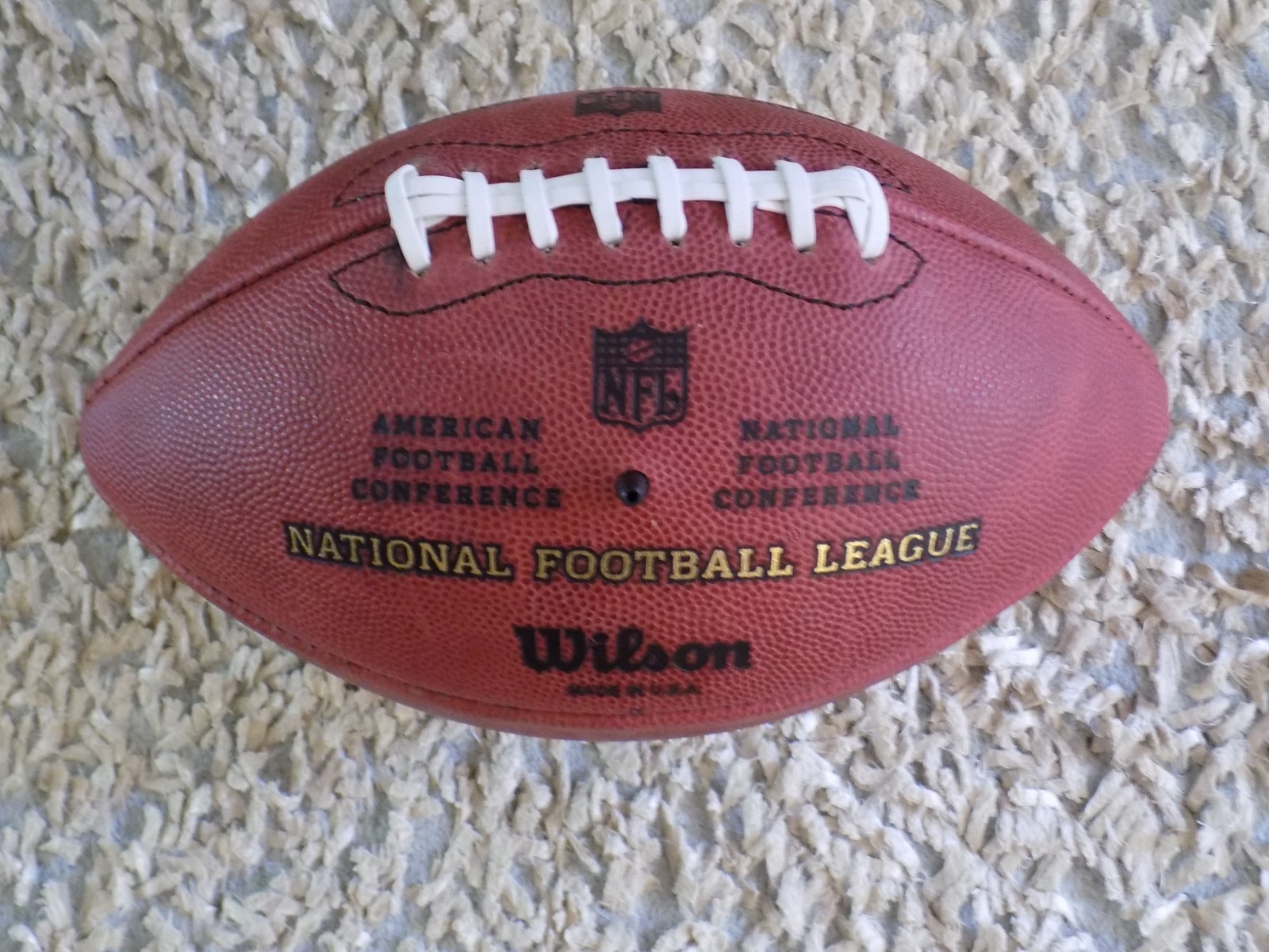 The Duke NFL Wilson Sporting Goods Football Tagliabue Goddell RARE ERROR