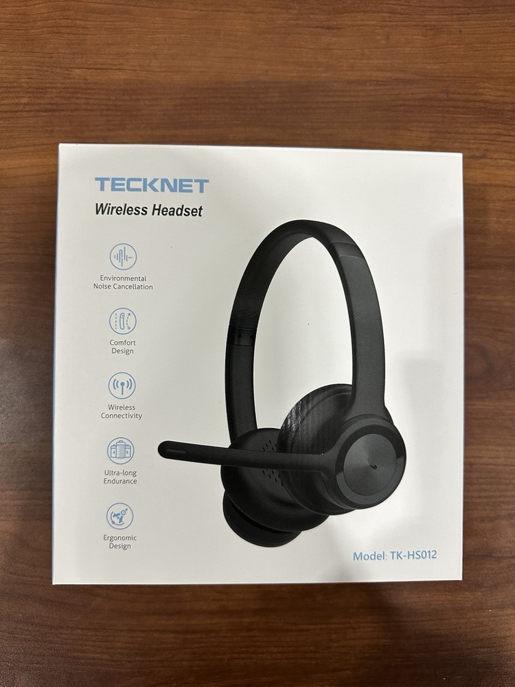 TECKNET Wireless Rechargeable Bluetooth Headset Model TK-HS012