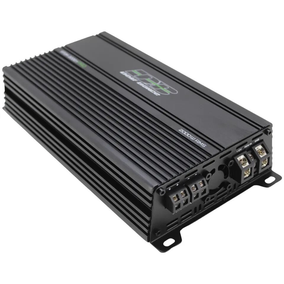 Deaf Bonce Apocalypse 2000W RMS 1-Ohm Class-D Monoblock Amplifier ATOM-2000.1PRO
