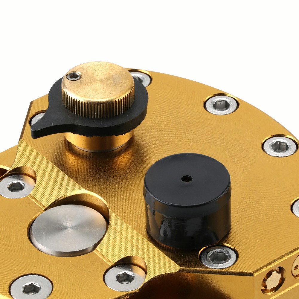 Gold Universal Adjustable Steering Damper Stabilizer Safety Control Off-Road