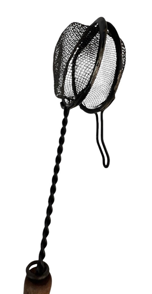 Kitchen Strainer Primitive Long Handle Double Side Soap Sieve Spice Steeper