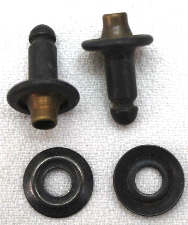 US WWII Lift a Dot extra long male stud post and ring 4pcs set E599