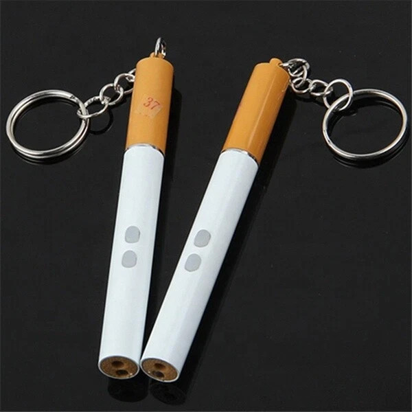 NEW 2-pack Realistic Cigarette - Laser Pointer, LED Flashlight & Pen Keychain!