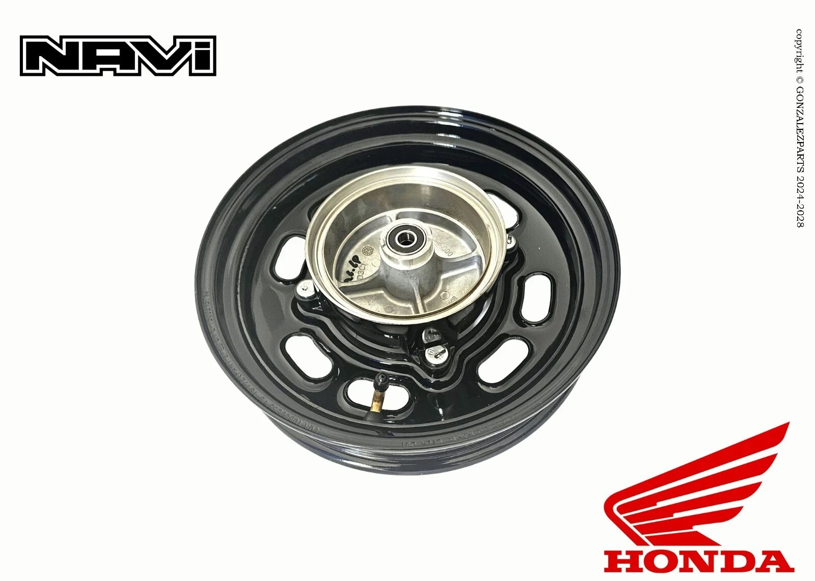 HONDA FRONT WHEEL RIM 2022-2025 NVA110B NAVI GENUINE OEM 44650-K74-A01