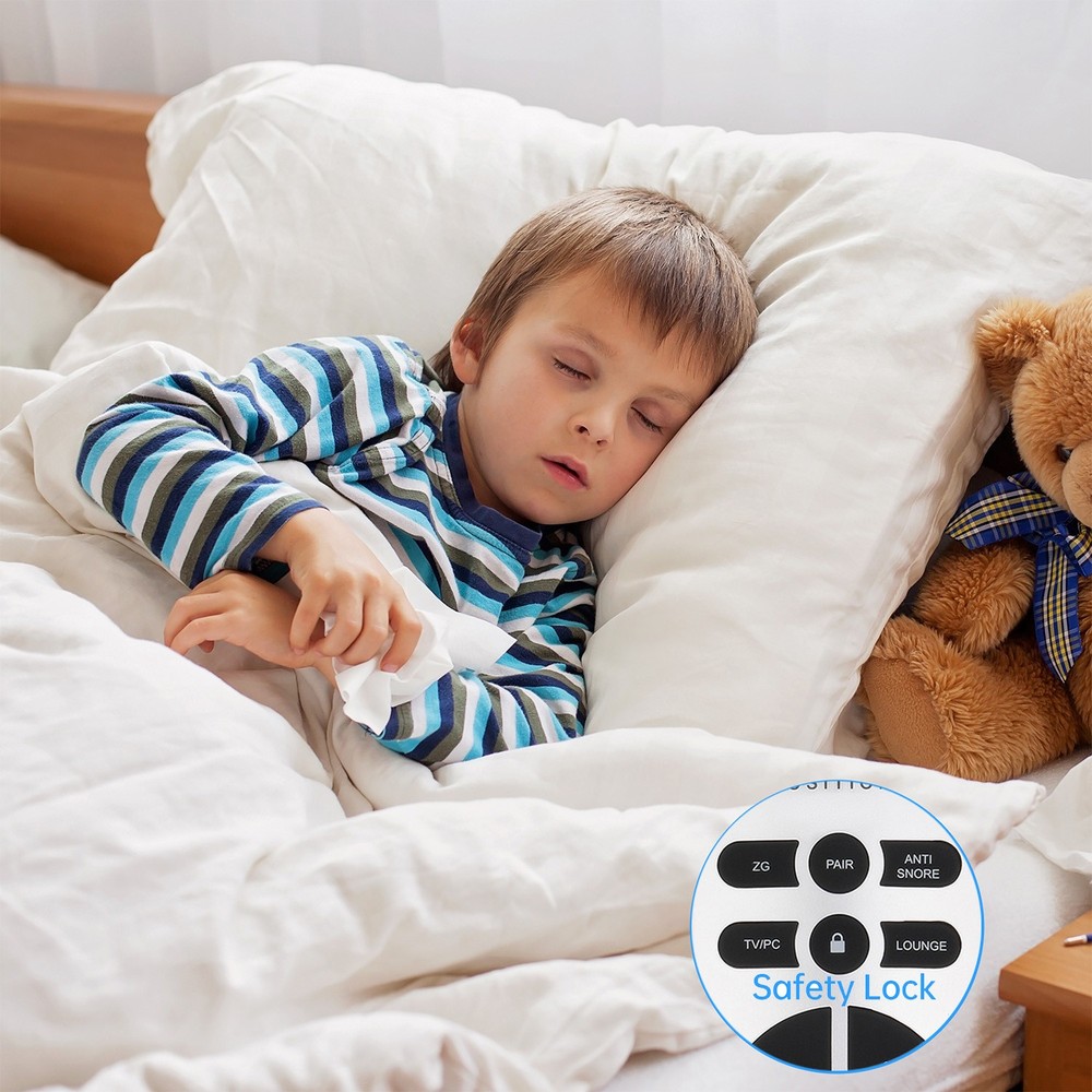 Used Adjustable Bed Frame Zero Gravity Powered Base w/ Massage Remote Twin XL