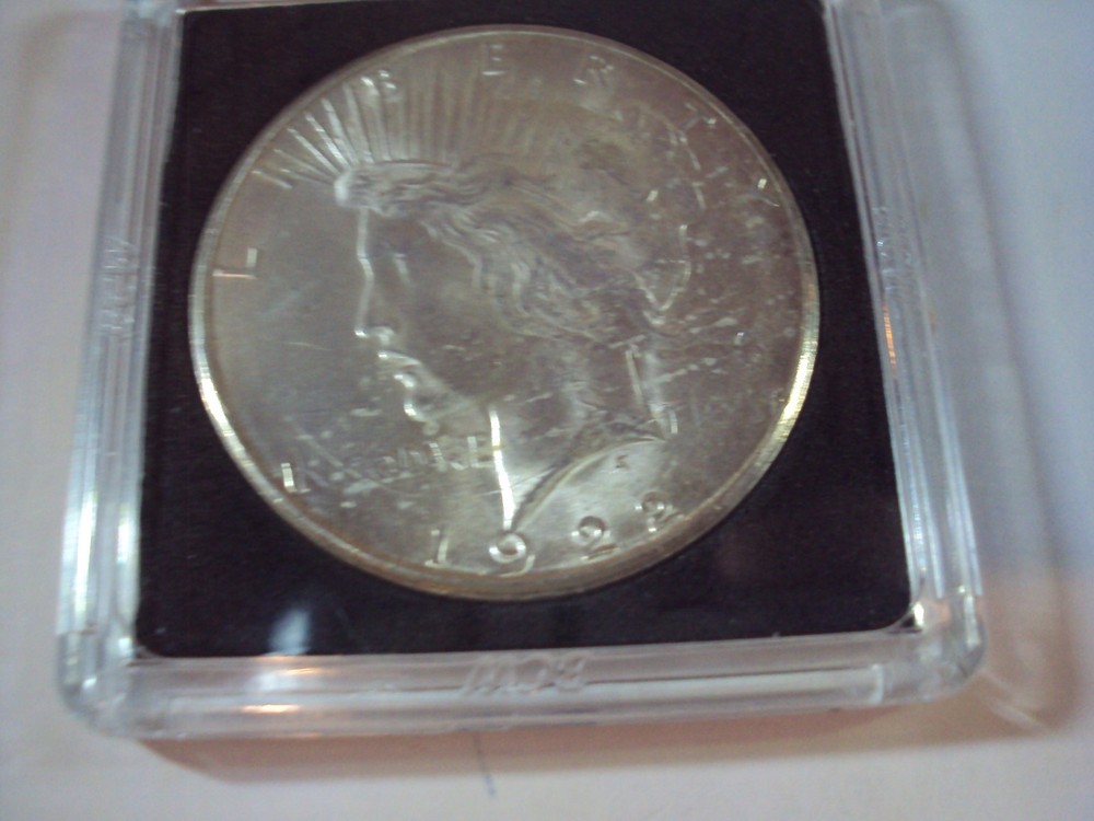 1922 s uncirculated Peace silver dollar