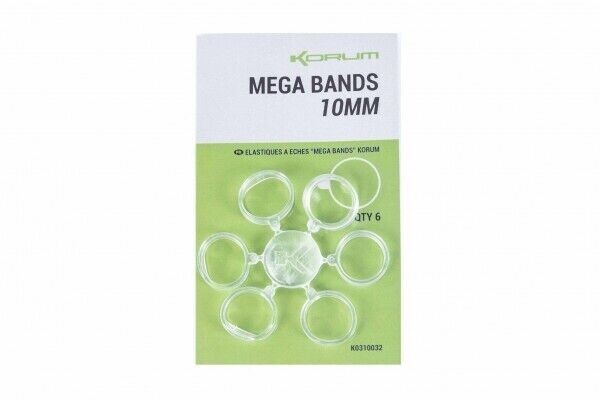 Korum Mega Bands size 4mm and 10mm