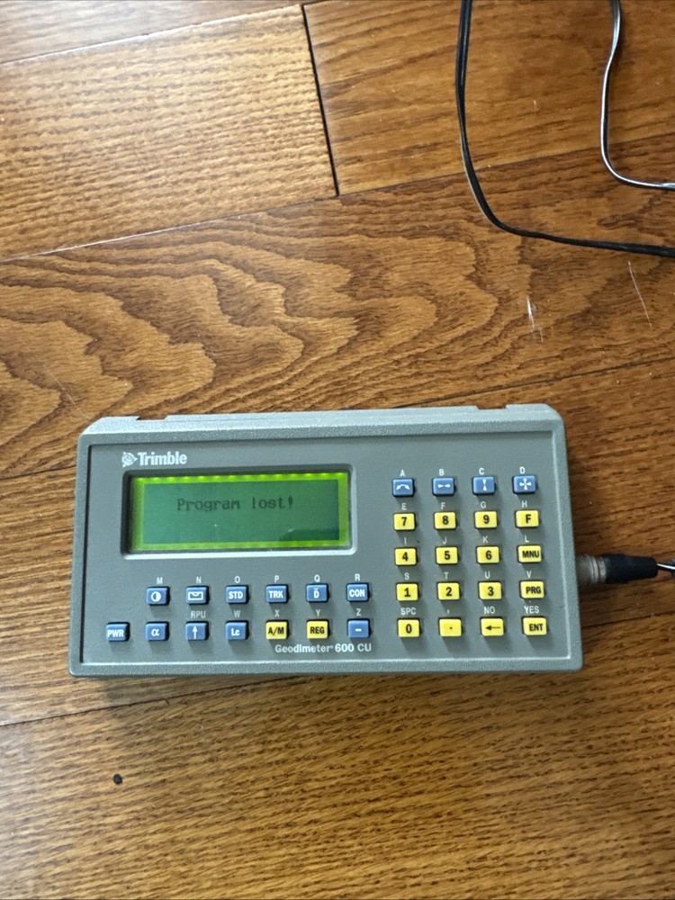 Trimble Geodimeter CU Controller Alpha 572242810 (program lost ! On the screen)