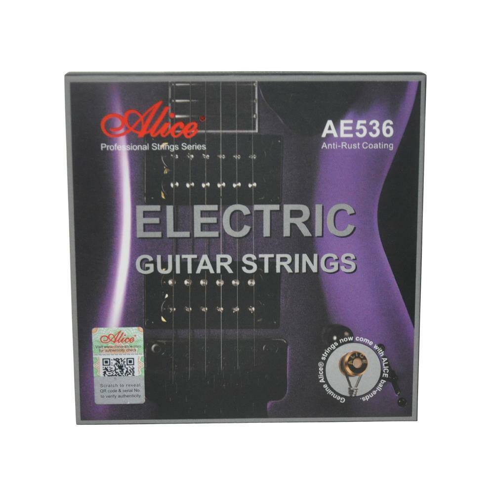 5Sets Alice Electric Guitar Strings Hexagonal Core Iron Alloy Winding AE536SL