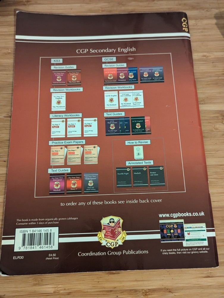 Key Stage Three English CGP. The Scary Bits