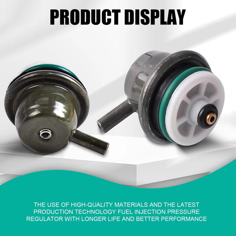 dawfall 1 PC Automobile Fuel Pressure Regulator, System Multicolored