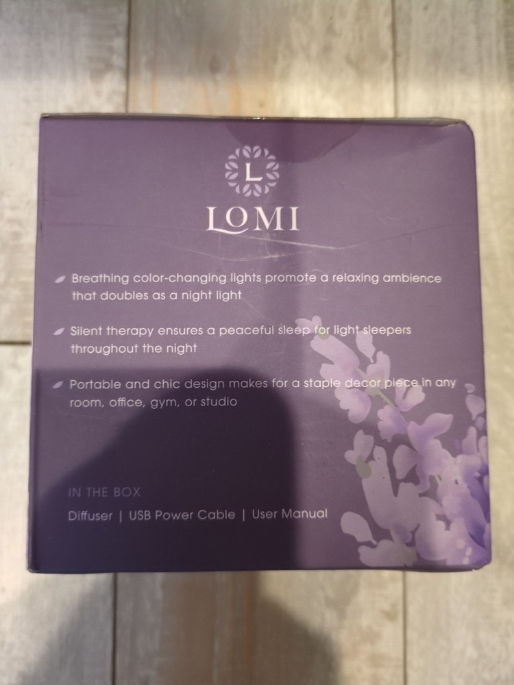Lomi Prism Breeze Aroma Diffuser L.E.D Lights