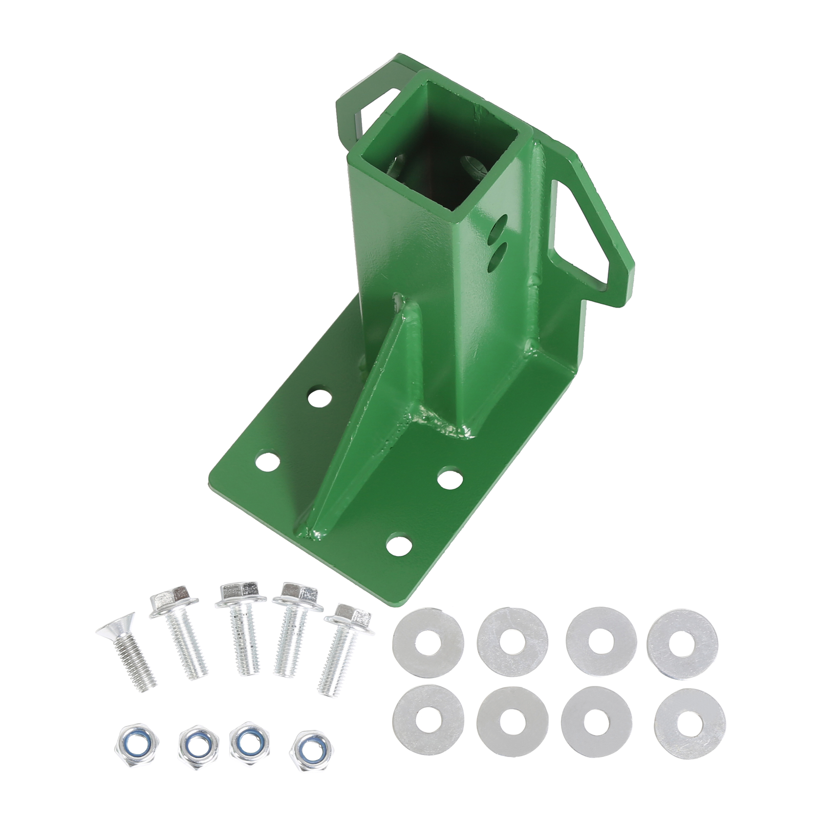 Rear Trailer Hitch Receiver fits John Deere Gator 4x2 6x4 Old Style BoltOn Green