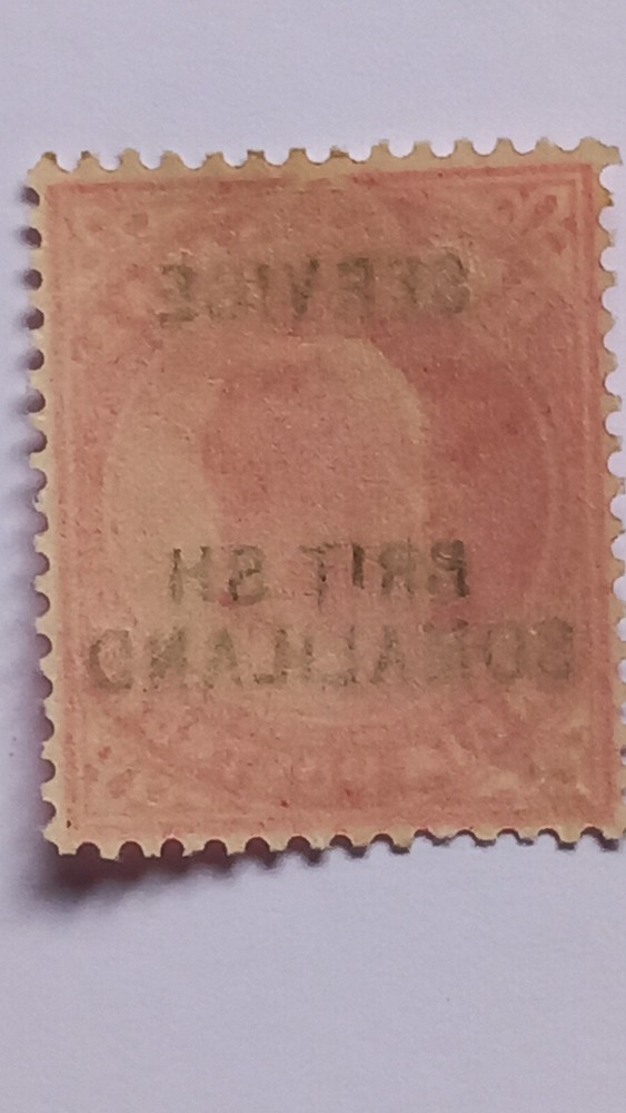 Pack No. 194. Somaliland overprint with Brit sh error