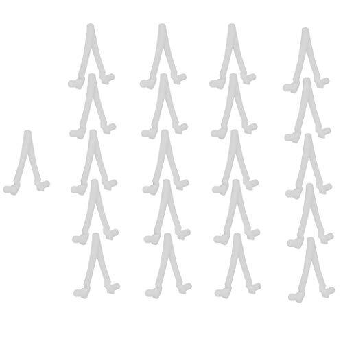 (21-Pack)  Replacement Pool V-Clips - Pool Brush Plastic Clips/Pool Pole Net