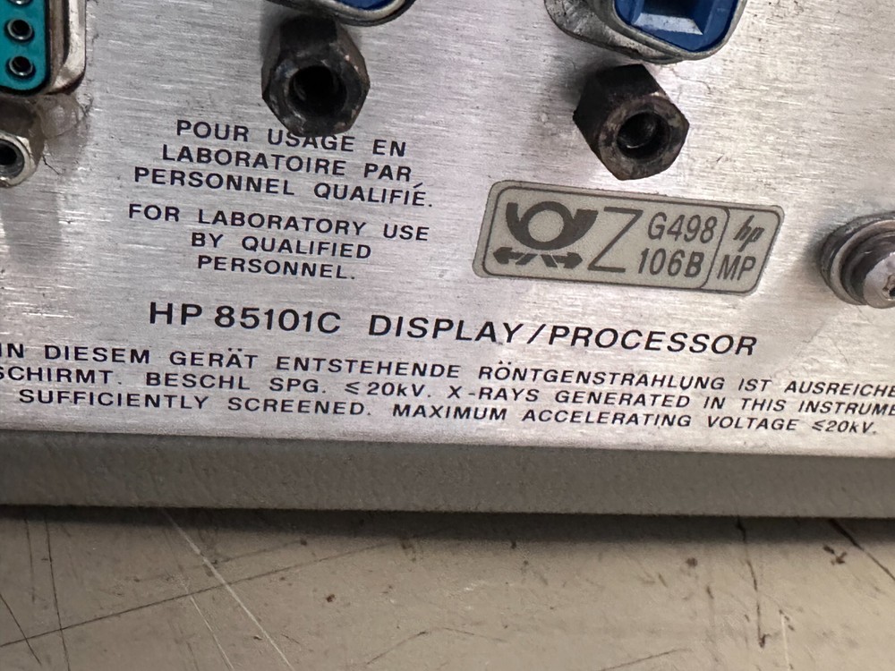 HP 85101C Display/Processor w/Option 010011