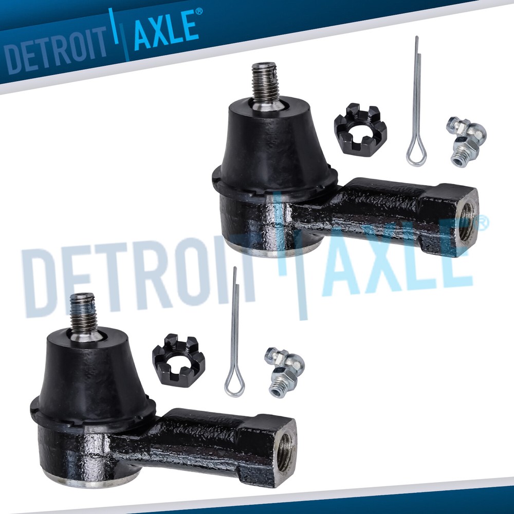 Front Left Right Outer Tie Rod Ends for Dodge Chrysler Mazda Mitsubishi Eagle
