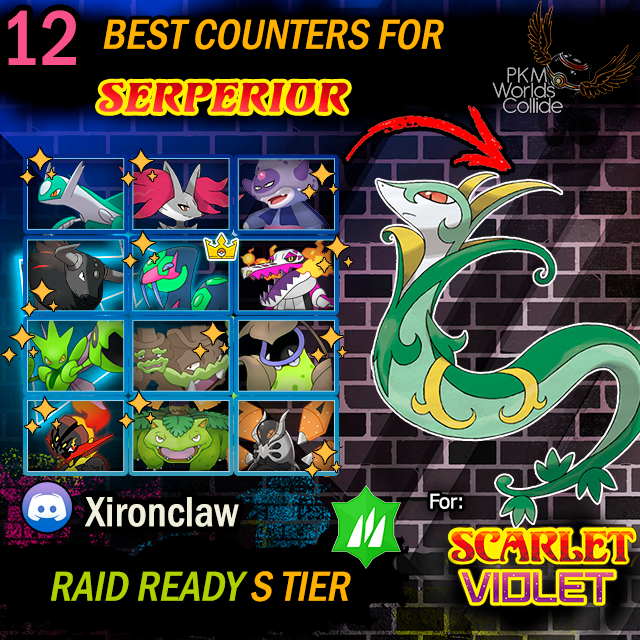 SERPERIOR Tera Raid Counters Battle Ready or EVENT⚡POKÉMON SCARLET & VIOLET ⚡