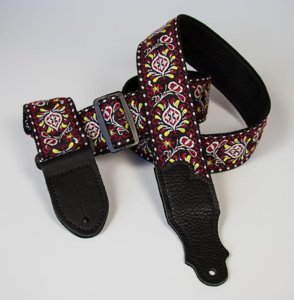 Franklin 2" Retro Folk Strap, Red